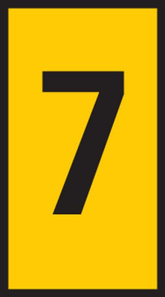 HellermannTyton-561-01674 Marqueurs de câble Cable Markers Pre-Marked Snap On Polyamide 6/6 Yellow Box