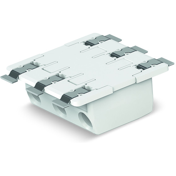 WAGO-2070-463/998-406 Steckverbinder, Klemmenblöcke Conn Terminal Block 3 POS 6.5mm Solder RA SMD 9A Box