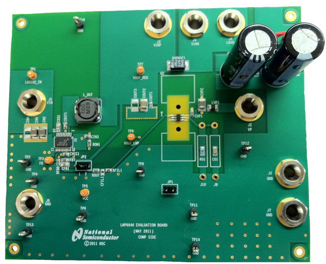 Texas Instruments-LMP8646EB Kit e schede di sviluppo IC amplificatore LMP8646 Evaluation Board