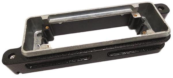 HARTING-09400240391 Schrumpfbalgenadapter Hood 180° 24 Shell Size Powder Aluminum Die Cast