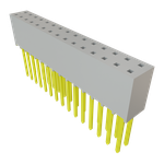 Conn Socket Strip SKT 30 POS 2.54mm Solder ST Top Entry Thru-Hole Bulk