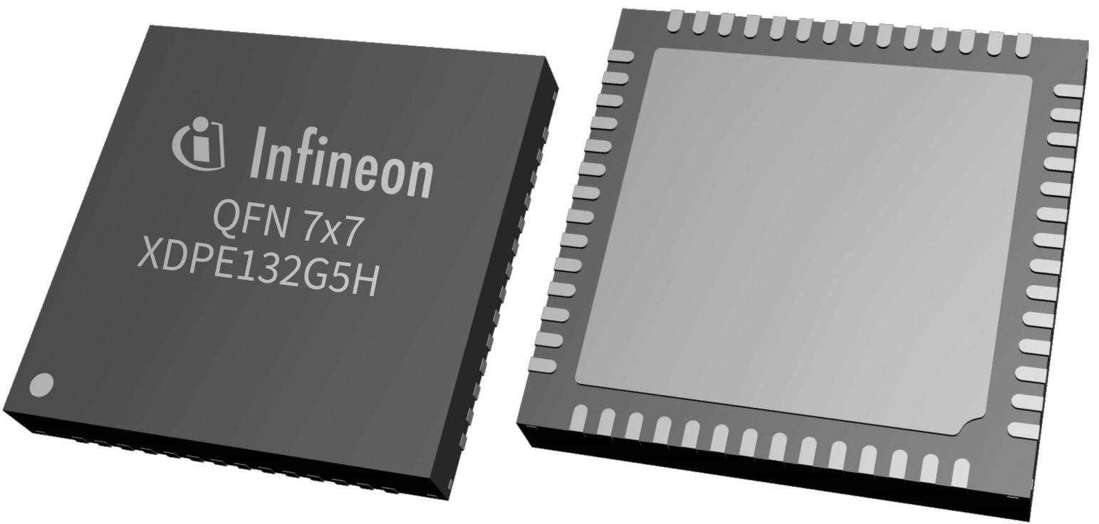 Infineon Technologies AG-XDPE132G5HG000XUMA1 Contrôleurs CC en CC Digital Multi-phase Controller, 16-phase Dual Loop PWM Voltage Regulator