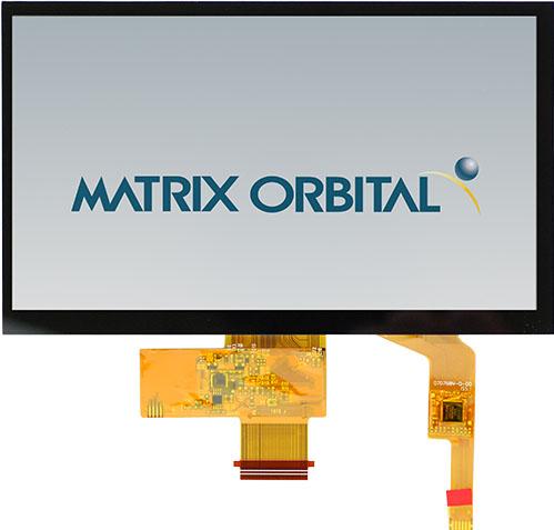 Matrix Orbital-MOP-TFT800480-70A-BLM-TPC TFT 模块 7in TFT WVGA 800x480Pixels Parallel 472cd/m2 LED Backlight -20°C to 70°C