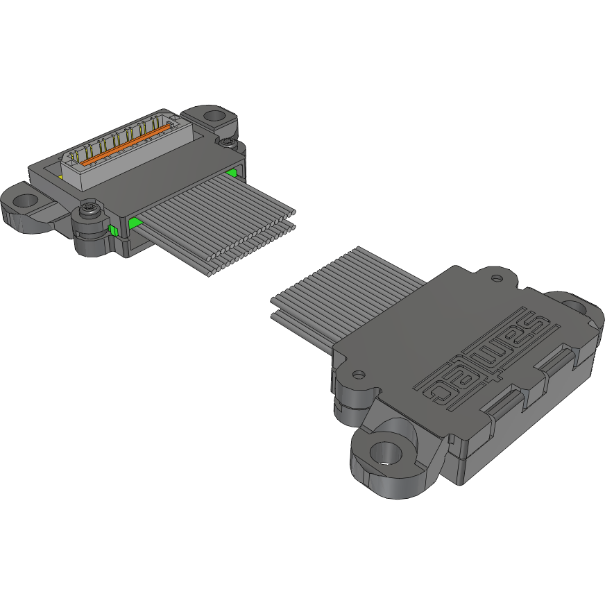 Samtec-EQDP-014-06.00-TTL-TBR-5-B Kabelbaugruppen Koaxial Cable Assembly Coaxial 0.152m 30AWG Board to Board to Board to Board M-M Q PAIRS® Bag