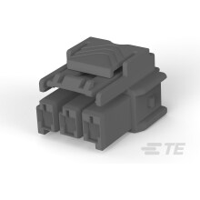 TE Connectivity-5-2232265-3 Connector Discrete Wire Housing Conn Housing PL 3 POS 6mm Crimp ST Cable Mount Dark Gray Carton