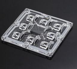 LEDIL OY-CS16658_STRADA-IP-8MX-T2-C-PC 光学透镜 Rectangular Optical Lens Clear Polycarbonate Screw/Pin Box