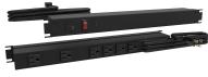 Hammond Manufacturing-1583H8A1SBK Stromverteilungseinheit PDU Basic/Switched 125V 15A Horizontal Rack Mount