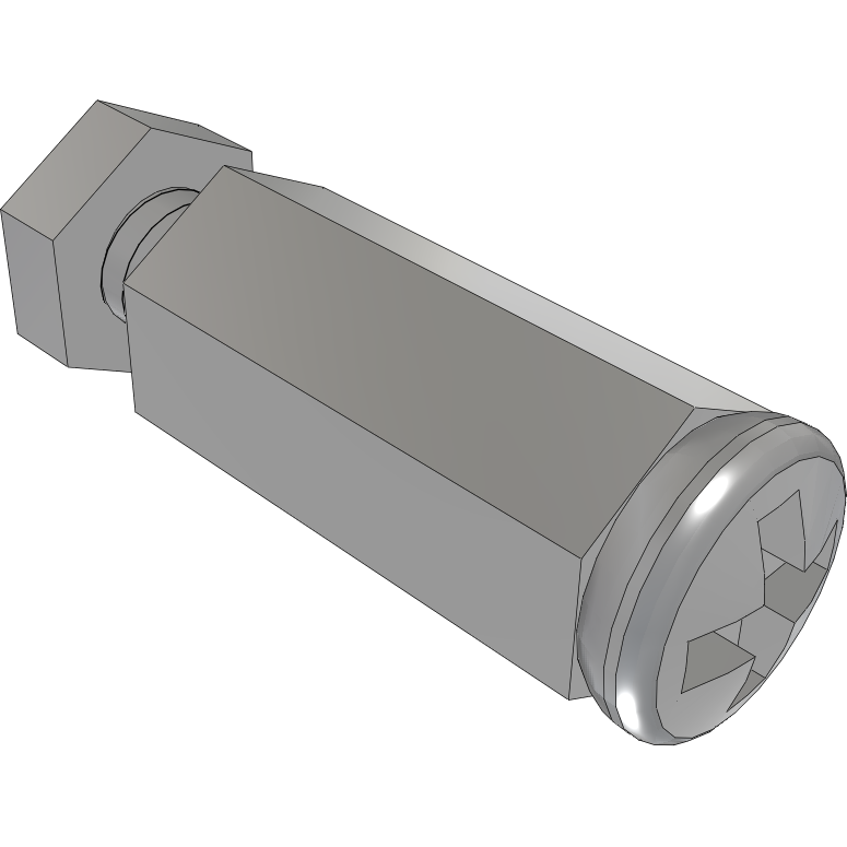 Samtec-SO-1015-03-01-01 Distanzhülsen Standoff Hex M/F 4-40-THD 4.76mm-A/F 4.76mm-LG Aluminum 6061