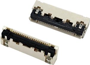 Kyocera-046817620000846+ FFC-FPC 连接器 Conn FFC/FPC Connector SKT 20 POS 0.5mm Solder RA SMD T/R