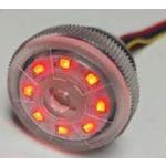 Audio Buzzer 3VDC 15VDC 25mA 12VDC 95dBA 2500Hz to 3500Hz Screw Mount Wire