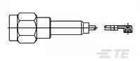 TE Connectivity-1064560-1 Kabelbaugruppen Koaxial Cable Assembly Coaxial 0.305m 30AWG SSMT to SMA F-PL