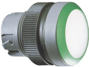 RAFI GmbH & Co. KG-1.30.240.001/1008 Schalterzubehör Pushbutton, illuminated, flush lens, round collar, plastic front ring, momentary