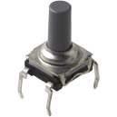 C&K-Y33R51135FPLFT Switch Tactile Switch Tactile OFF Mom SPST Round Button PC Pins 0.05A 32VDC 1VA 100000Cycles 5N Thru-Hole Bulk