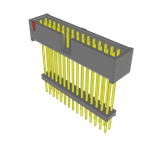 Conn Elevated Shrouded Header HDR 30 POS 2.54mm Solder ST Top Entry Thru-Hole Bulk