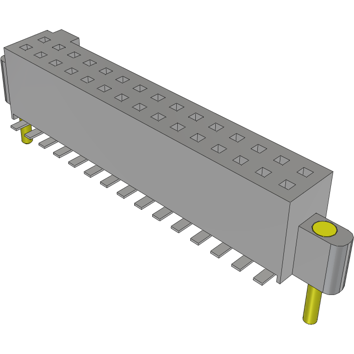 Samtec-SFM-115-02-L-D-SN2 连接器插头及 PCB 插座 Conn Socket Strip SKT 30 POS 1.27mm Solder ST Top Entry SMD TIGER EYE™ Tube