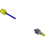 Cable Assembly Microwave Coaxial 0.6m 25AWG SMA to PRB2 PL-PL Bulls Eye® Bag