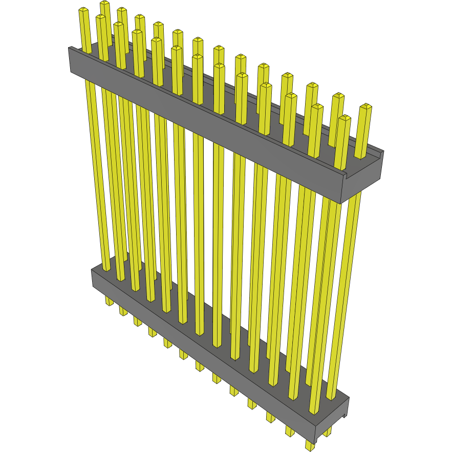 Samtec-DW-13-14-S-D-1165 Connector Headers and PCB Receptacles Conn Board Stacker HDR 26 POS 2.54mm Solder ST Top Entry Thru-Hole Bulk