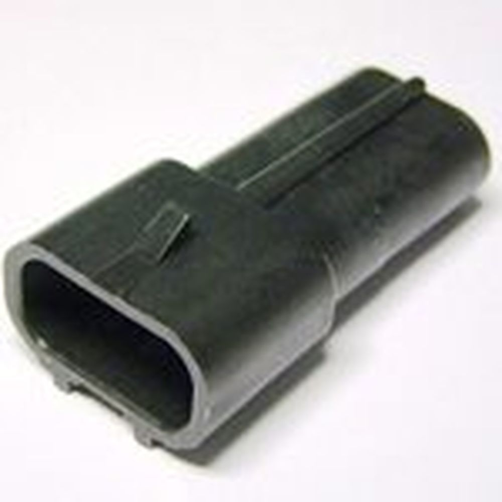 Delphi-12034269 分立接线罩连接器 Conn Housing M 2 POS Crimp ST Cable Mount Black