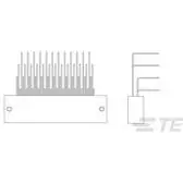 TE Connectivity-3-1589680-4 Steckverbinder, D-Sub Conn Micro-D SKT 51 POS Solder RA Thru-Hole 51 Terminal 1 Port