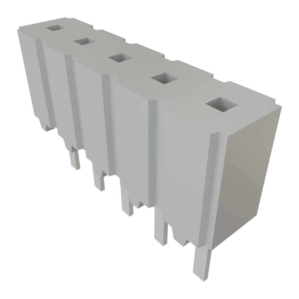 Samtec-CES-105-01-S-S Connector Headers and PCB Receptacles Conn Socket Strip SKT 5 POS 2.54mm Solder ST Thru-Hole Tube