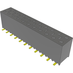 Conn Socket Strip SKT 22 POS 2.54mm Solder ST Top Entry SMD Tube