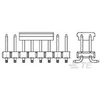 TE Connectivity-966926-7 连接器插头及 PCB 插座 Conn Unshrouded Header HDR 14 POS 2mm Solder ST Top Entry SMD Reel