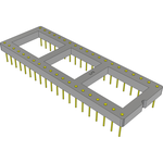 Conn DIP Adapter HDR 40 POS 2.54mm ST Thru-Hole Tube