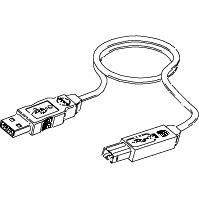 Molex-0887329400 Cable Assembly USB Cable Assembly USB 5m USB Type A to USB Type B 4 to 4 POS M-M 28AWG