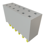 Conn Socket Strip SKT 12 POS 2.54mm Solder ST Top Entry Thru-Hole Bulk