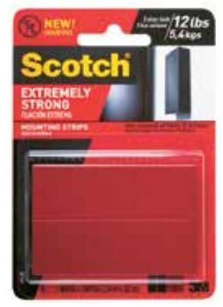 3M-414P-ST Bandes Tapes Double Side Adhesive Black 1.5m