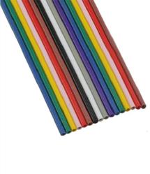 Assmann WSW components, Inc-AWG28-16/F-1/300 扁平电缆 Multi-Color Ribbon Cable-28AWG, 1.0MM Pitch,16 Conductors, 300 Feet, 13 Reel