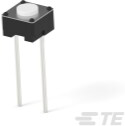 TE Connectivity-FSM2JRT Conmutador táctil Switch Tactile OFF (ON) SPST Round Button PC Pins 0.05A 24VDC 1.57N Thru-Hole T/R