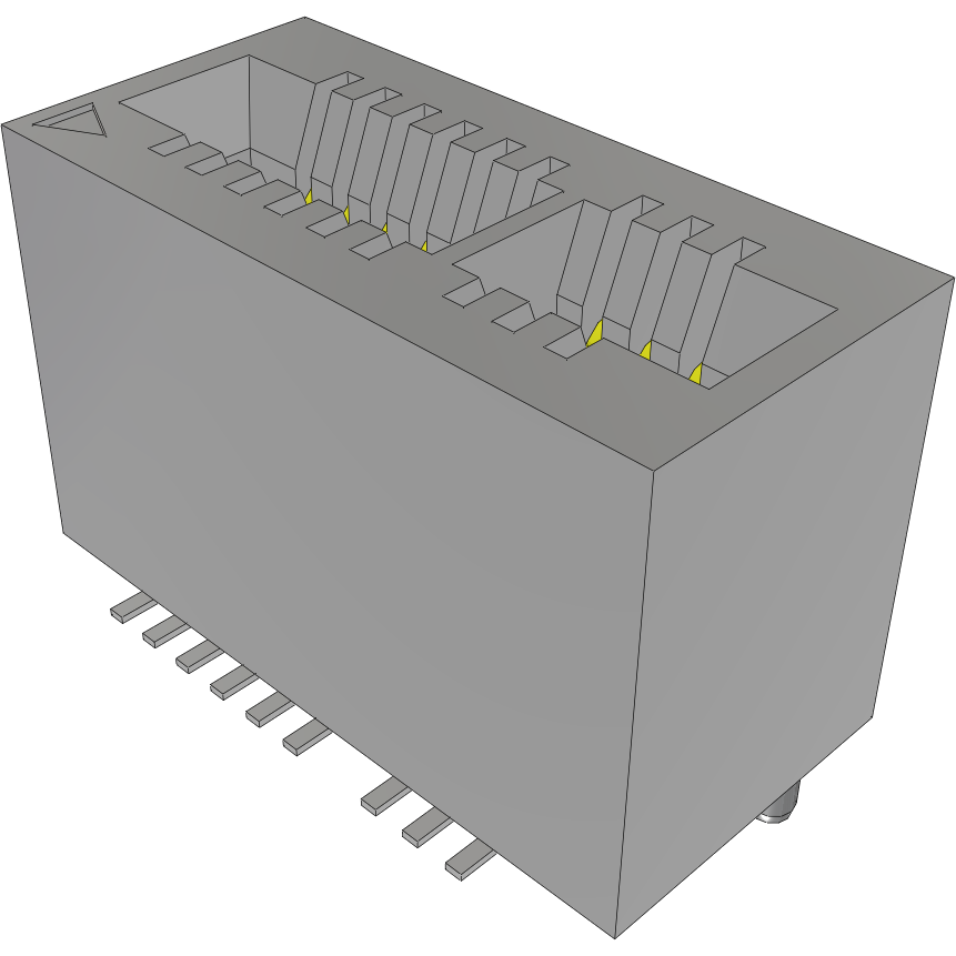 Samtec-MEC1-110-02-S-D-A Steckverbinder, Kartenrand Conn Card Edge SKT 20 POS 1mm Solder ST SMD Tube
