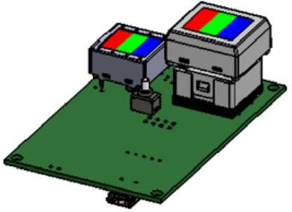 NKK Switches-IS-ENG-KIT-6-DH 开发套件和工具 IS01EBFRGB/IS15EBFP4RGB-09YN Display Development Board