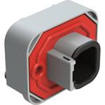 Conn Wire to Board HDR 4 POS 4.2mm Solder RA Side Entry Thru-Hole Tray