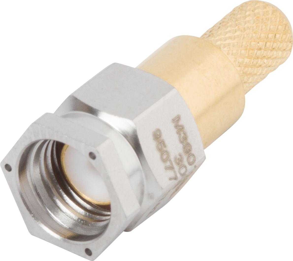 Amphenol SV Microwave-M39012/55-3009 RF-Steckverbinder Conn SMA 0Hz to 18GHz 50Ohm Solder ST Cable Mount PL Gold Over Nickel Bag