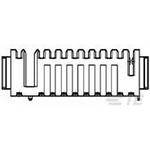 TE Connectivity-1-1123688-7 Batteriekontakte, Klemmen und Halter RECEPTACLE ASSY.10POS, 2.5MM PITCH BATTERY