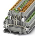 PHOENIX CONTACT-UTT 2.5-2MT-P/P Steckverbinder, Klemmenblöcke Conn Knife Disconnect Terminal Block 4 POS Screw 16A