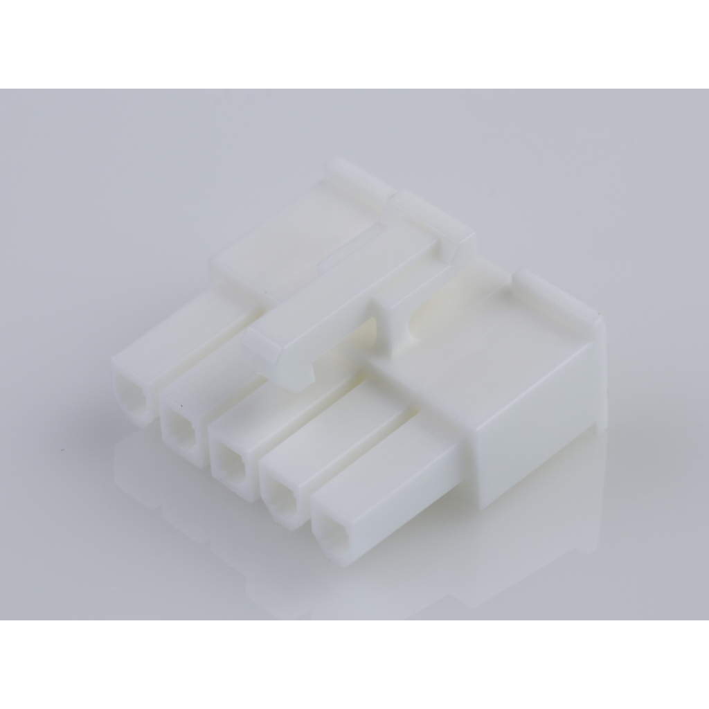 Molex-0039014051 Custodia filo connettore dedicato Conn Housing RCP 5 POS 4.2mm Crimp ST Cable Mount Natural Mini-Fit Jr™ Bag