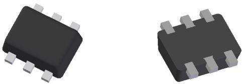 Diodes Incorporated-DMN63D1LV-7 MOSFETs Trans MOSFET N-CH 60V 0.55A 6-Pin SOT-563 T/R