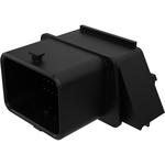 Conn Shrouded Header (4 Sides) HDR 32Power POS 2.5mm/3.7mm Solder RA Side Entry Thru-Hole Tray