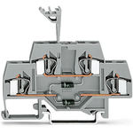 Conn Diode Terminal Block 4 POS Spring Clamp DIN Rail 0.5A Box