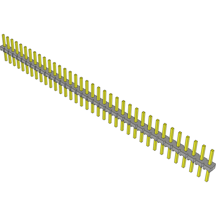 Samtec-MTLW-136-07-G-S-190 Steckverbinderleisten und Leiterplattenbuchsen Conn Unshrouded Header HDR 36 POS 2.54mm Solder ST Top Entry Thru-Hole Bulk