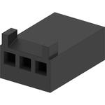 Conn Housing F 3 POS 2.54mm Crimp ST Cable Mount White KK® Bag