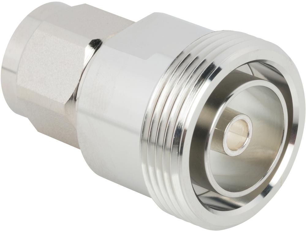 Amphenol RF-242135 RF-Steckverbinder Conn Type N-7/16 Adapter 0Hz to 6GHz 50Ohm ST PL/RCP Silver