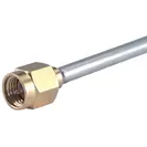 HUBER+SUHNER-11_SMA-50-3-15/111_NE RF-Steckverbinder Conn SMA 0Hz to 18GHz 50Ohm Solder ST Cable Mount PL Gold Over Nickel Single