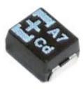 Panasonic-16TQC22MYFB 钽聚合物电容器 Cap Tant Polymer 22uF 16VDC B2 CASE 20%( 3.5 X 2.8 X 1.9mm) Inward L SMD 3528-20 0.09 Ohm 105°C T/R