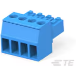 Conn Eurostyle Block F 4 POS 3.5mm Screw RA Cable Mount 11A/Contact Box