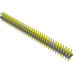 Conn Unshrouded Header HDR 72 POS 2mm Solder ST Top Entry Thru-Hole Bulk