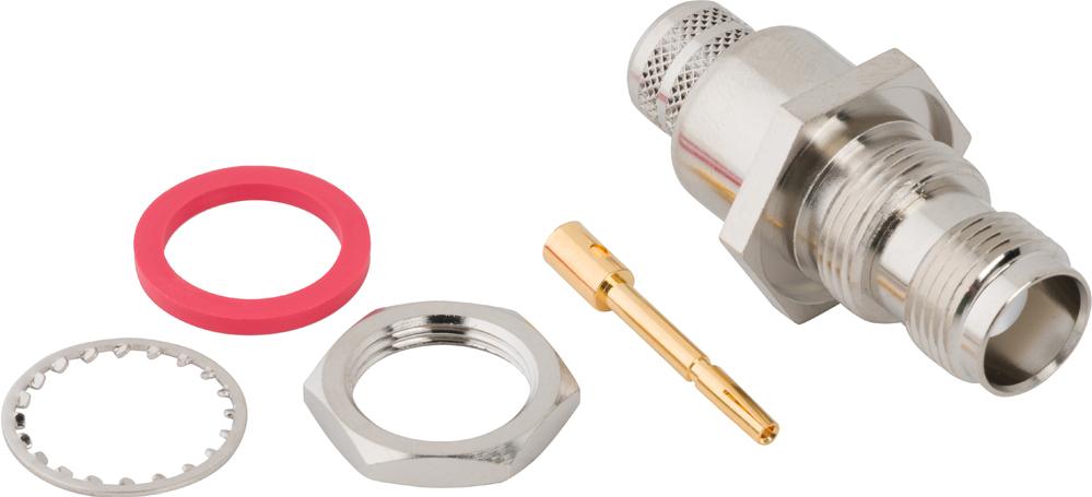 Amphenol RF-031-6171 Connector RF Conn TNC 0Hz to 11GHz 50Ohm Crimp ST Cable Mount F Gold